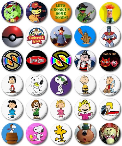 Kids retro various 25mm 1 - tv, 1"